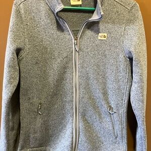 The North Face Heathered Gray Zip-Up Jacket Women’s size S